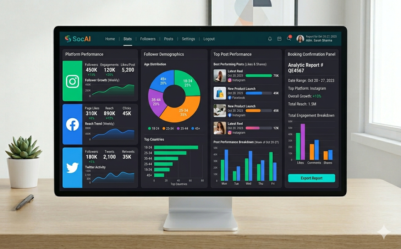 Social Media Dashboard